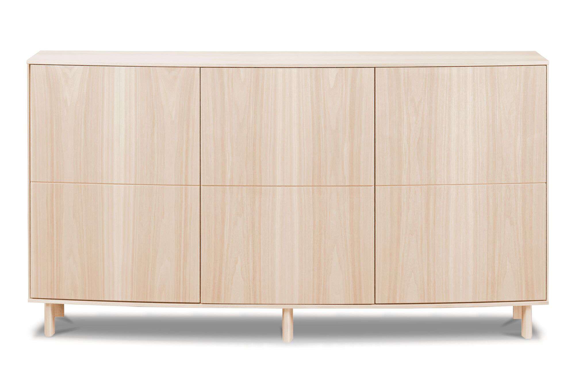 Sideboard Eiche weiss geölt 3 türig - Sideboard Farum 2