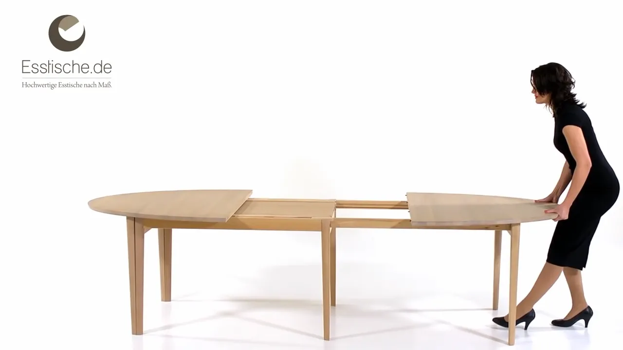 Esstisch oval ausziehbar - Farum